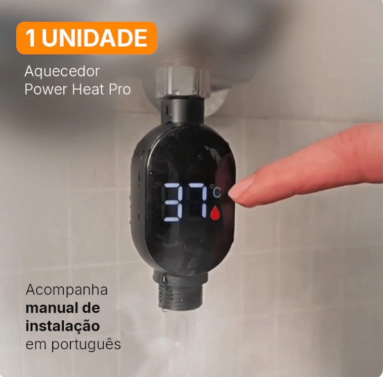 Aquecedor de Torneira Max Potente e Compacto (PROMOÇÃO DE INVERNO)