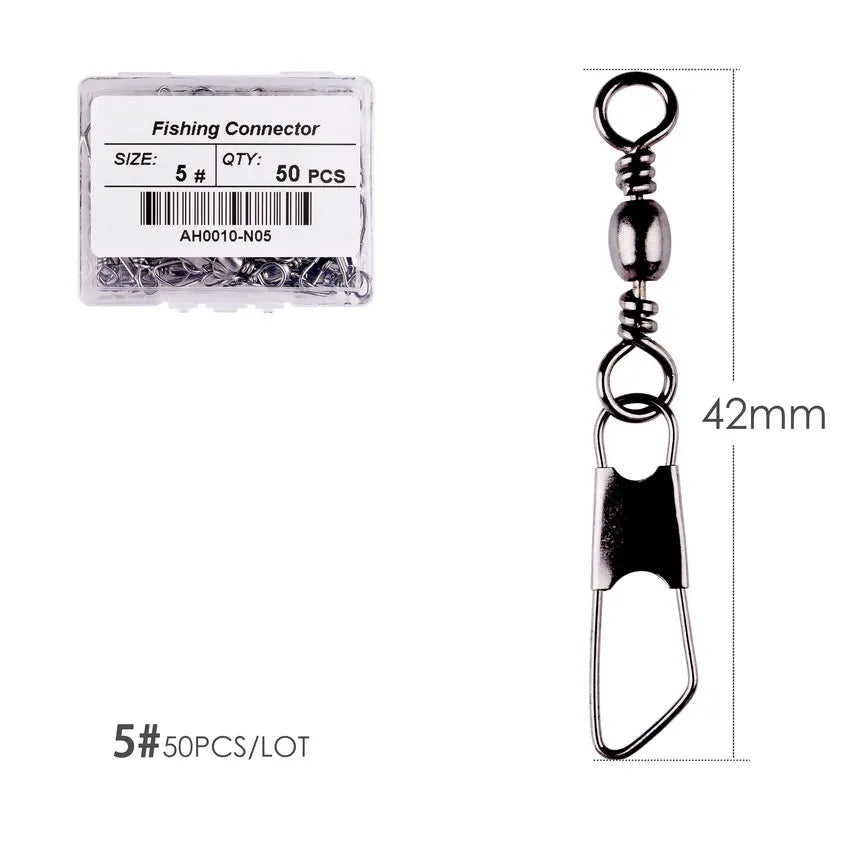 Kit 50 pçs Conector de Anzol Interlock