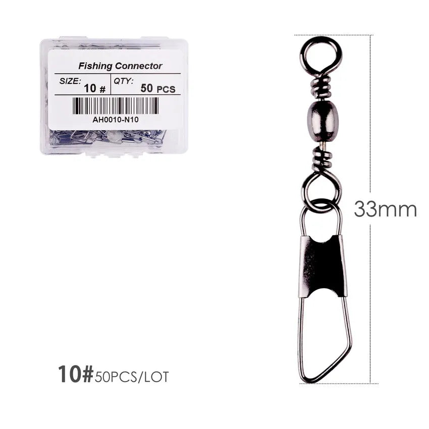 Kit 50 pçs Conector de Anzol Interlock