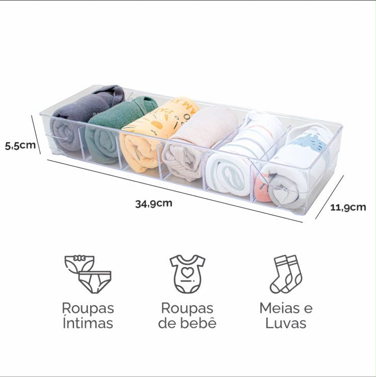 Kit com 20 Colmeias Organizadoras Acrílicas