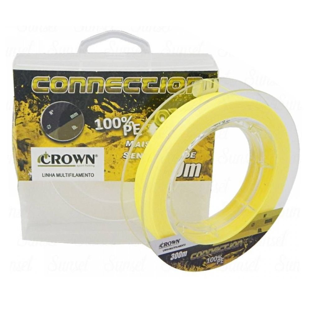 Linha Multifilamento Connection Yellow 9 Fios 200m 0,57mm